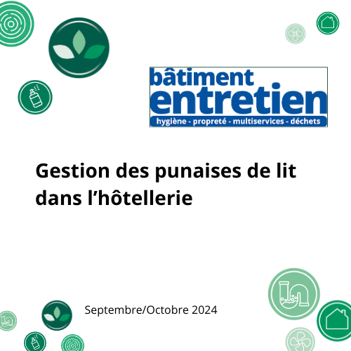 Article magazine Bâtiment Entretien